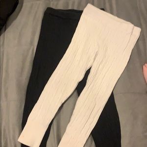 Bundle 2 Carter’s 3T Cable Knit Leggings